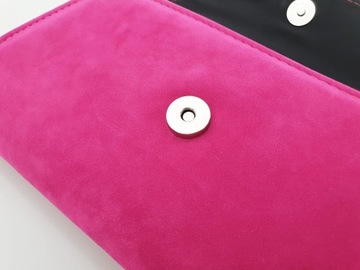 Женский замшевый формальный клатч ELISE, бордовый