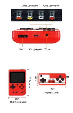 MINI GAMEBOY 400 РЕТРО-ИГРА PEGASUS MARIO