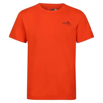 REGATTA T-Shirt Breezed III RMT273 Pomarańczowy Regular Fit