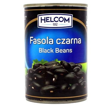 FASOLA CZARNA w puszce black beans Helcom 425ml