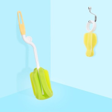 Губка для чистки детских ершиков и бутылочек для сосок.