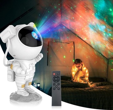 Lampka nocna projektora LED Starry Sky Astronauta Galaxy Astronaut