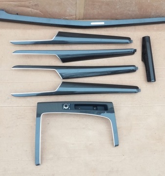 AUDI Q5 II 80A LIFT DECOR УГЛЕРОДНЫЕ ДЕКОРАТИВНЫЕ НАКЛАДКИ КАК НОВЫЙ ОРИГИНАЛ