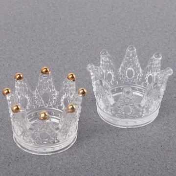 Набор акриловых тарелок Dappen из 2 предметов для макияжа с пузырьками для волос для девочек