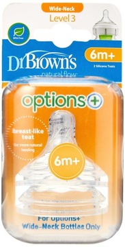 Соска Brown's Pacifier, бутылочка с широким горлышком, 6 м.