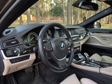 BMW Seria 5 F10-F11 Touring 530d 258KM 2011 BMW Seria 5 X-Drive Jasne Skory Komfort Head Up Panorama Hak Webasto 3.0, zdjęcie 28
