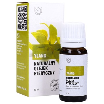 Olejek Eteryczny Zapachowy YLANG-YLANG Aromaterapia - Naturalny 12 ml