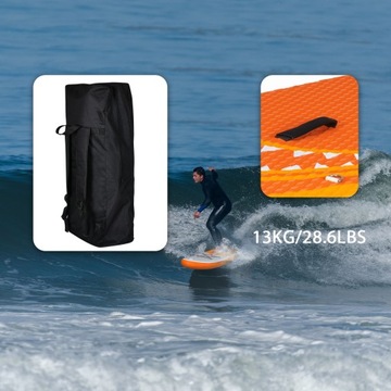 SUP доска 335 см PRO, надувное весло с веслом и сиденьем 150 кг.