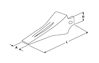 Зуб рыхлителя RIPPER Esco 22R-10 SkanCraft