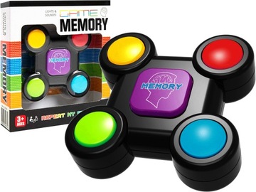 Elektroniczna GRA MEMORY Game Pamięciowa Światło Dźwięk zabawka