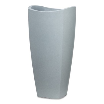 Wysoka donica szara 60cm jak granitowa przed dom