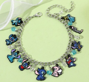 BRANSOLETKA DZIECIĘCA STICH DISNEY Lilo & Stitch z ZAWIESZKAMI