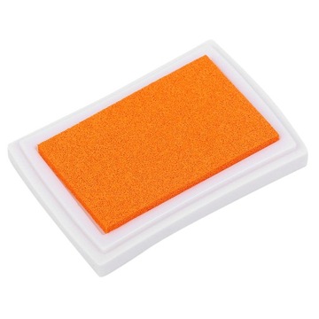 Tłoczenie DIY Pad Odcisk palca Pomarańczowy i żółty