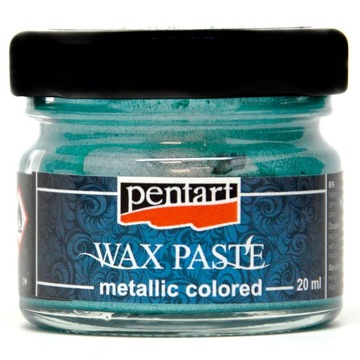 Pasta woskowa 20 ml Turkus Metaliczna Pentart