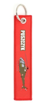 Brelok śmigłowiec PUSZCZYK REMOVE BEFORE FLIGHT