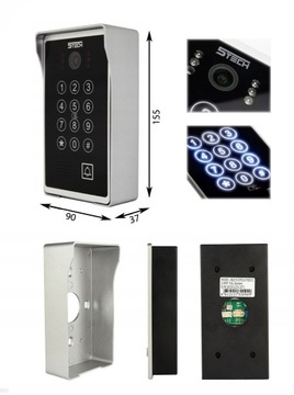 WIDEODOMOFON WIFI 5TECH 2 MONITORY ANDROID iOS SD