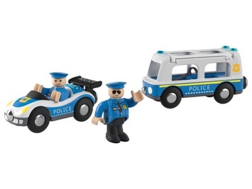 Policja Pojazdy ratunkowe Playtive 3+ - zestaw zabawek edukacyjnych