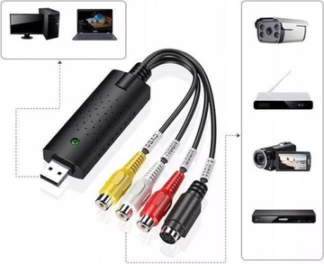 USB Video GRABBER Chinch S-video аудио
