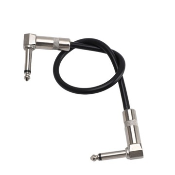 Кабель педали эффектов Угловой кабель со штекером 6,35 мм Аудиоразъем YN