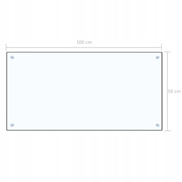 ЗАЩИТНАЯ ПАНЕЛЬ ДЛЯ КУХНИ ПРОЗРАЧНАЯ ШИРИНА 100Х50СМ