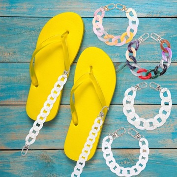 6 шт., украшение для женской обуви, жемчужная цепочка для обуви