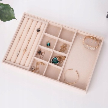 Taca na biżuterię Box Storage Organizer Ring