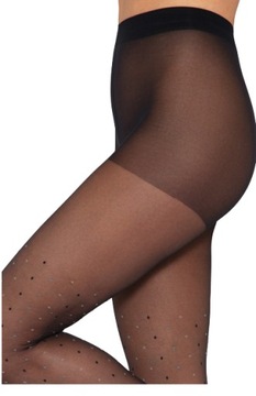 GATTA DOTSY Модель колготок с рисунком 14/4-L/Nero