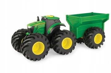 TRAKTOR MONSTER Z PRZYCZEPĄ TOMY JOHN DEERE
