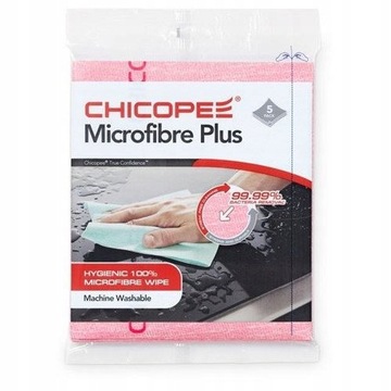 Ściereczki CHICOPEE z mikrofibry 5 sztuk RED