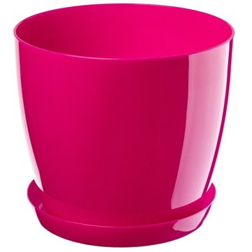 DONICZKA OSŁONKA NA KWIATY PODSTAWKA RÓŻOWA 18cm