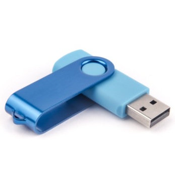 PENDRIVE 8 GB USB 2.0 FLASH DRIVE NOŚNIK PAMIĘĆ MemoRabbit błękitny