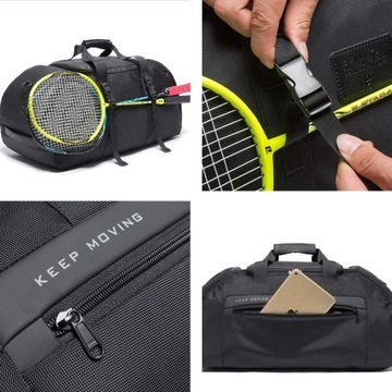 ТРЕНИРОВОЧНАЯ СУМКА РЮКЗАК 2в1 45л (I074)