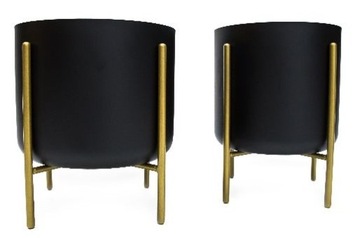 ЦВЕТОЧНЫЙ ГОРШОК, МЕТАЛЛИЧЕСКАЯ КРЫШКА, ПОДСТАВКА ДЛЯ ЦВЕТОВ, ЧЕРНЫЙ