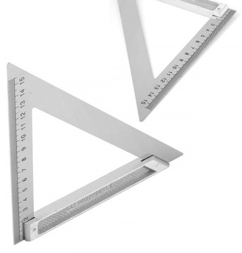 KĄTOWNIK EKIERKA STOLARSKI PRZYMIAR LINIJKA 150mm KĄT PROSTY METALOWY