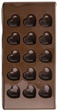 СИЛИКОНОВАЯ ФОРМА ДЛЯ ШОКОЛАДА, ПРРАЛИНА, ЛЬДА, 22х11см OLDMAN HEART MOL