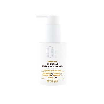 Be The Skin HEARTLEAF O2 BUBBLE WASH OFF MASKPACK 120g