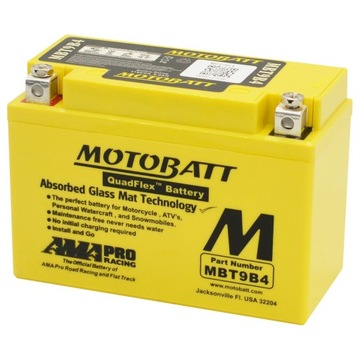 MOTOBATT MBT9B4 akumulator AGM GEL 9Ah 12V CCA115