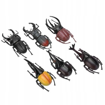 6 sztuk Symulacja Beetle Owad Model Halloween