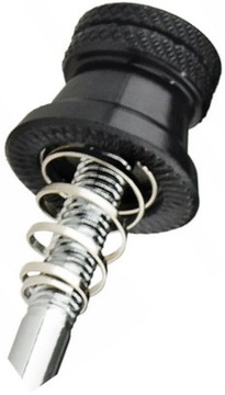 ACCENT BOLT передний + задний зажим ступицы, черный