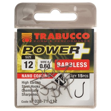 HACZYKI TRABUCCO POWER PLUS nr. 18 - 15szt. BARBLESS