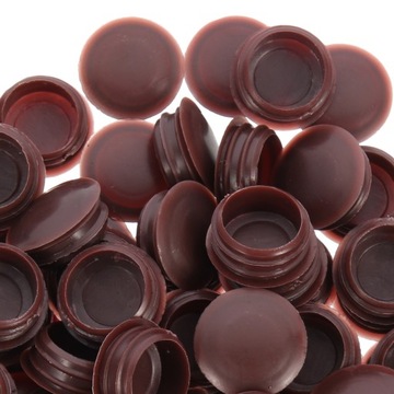 Plastikowa zatyczka do mebli z otworem okrągłym 100 szt