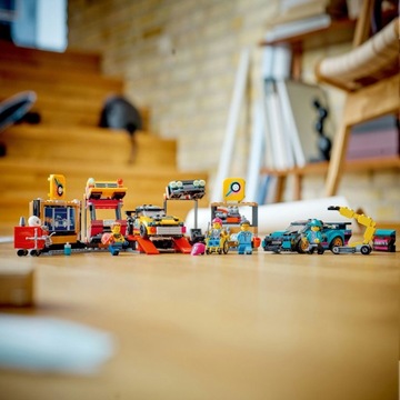 Мастерская по тюнингу автомобилей LEGO City 60389