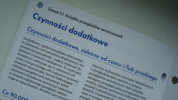 Сервисная книжка VW Golf Польша, новая, оригинал, 09/2003 г.