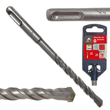 WIERTŁO DO BETONU 10MM 160MM MURU CEGŁY KAMIENIA SDS-PLUS PRO