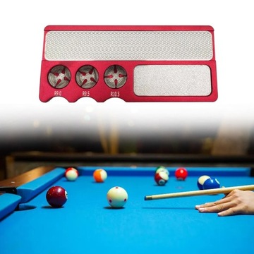 Инструмент для формирования кончика бильярдного кия, бассейн для шлифования кончика кия, обслуживание кия красный