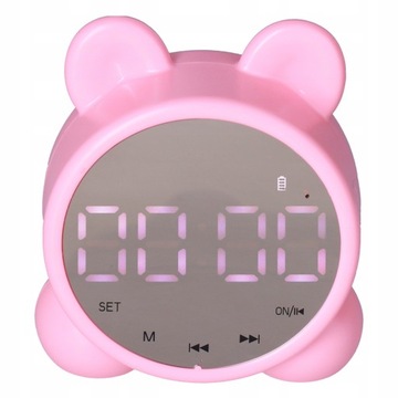 P1 Будильник с Bluetooth-динамиком, перезаряжаемый.