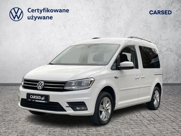 Volkswagen Caddy IV Kombi Maxi 1.4 TSI BlueMotion Technology 130KM 2019 Volkswagen Caddy FV-23%, ASO, Salon PL, Bezwypadko