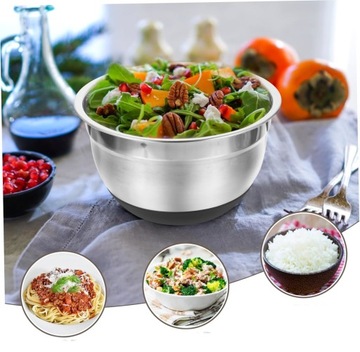 Кухонная миска из нержавеющей стали из нержавеющей стали для нерешительного смешивания