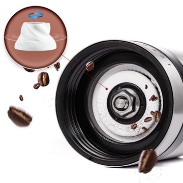 6 регулируемых настроек с ручной кофемолкой.