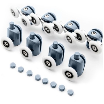 Rolki do kabiny prysznicowej Logit ZK-01 23 mm 8 szt.